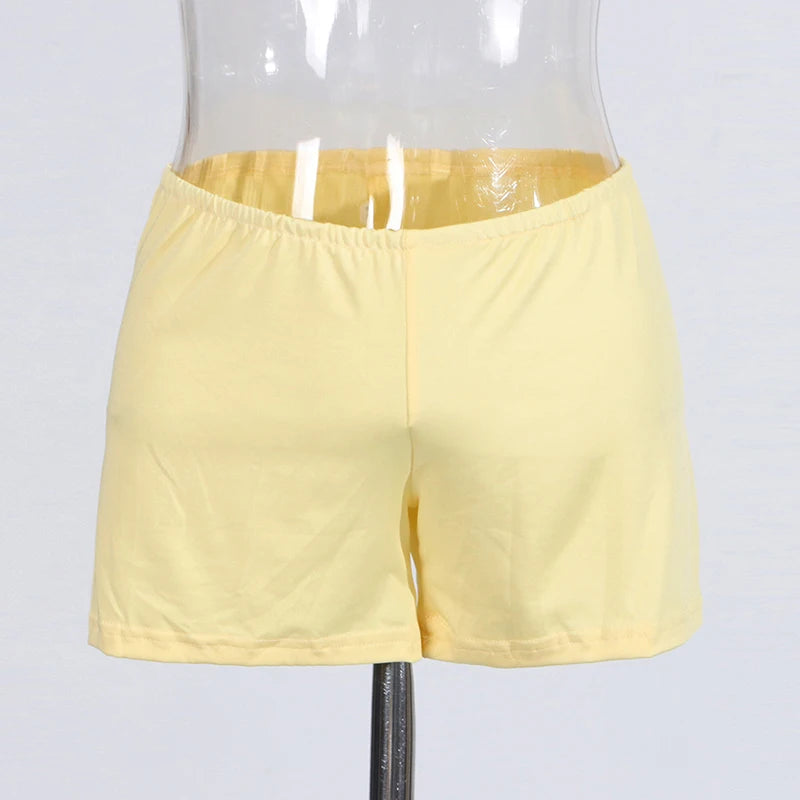 TWOTWINSTYLE Lace-Up Patchwork Mini Dress for Women