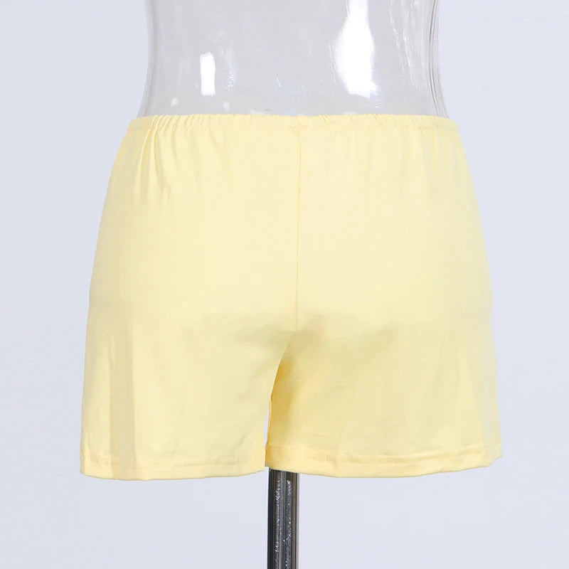 TWOTWINSTYLE Lace-Up Patchwork Mini Dress for Women