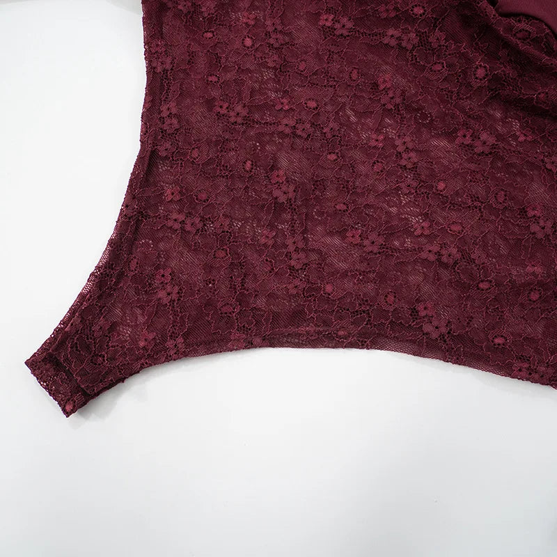 Lace Cut-Out Spaghetti Strap Maxi Dress
