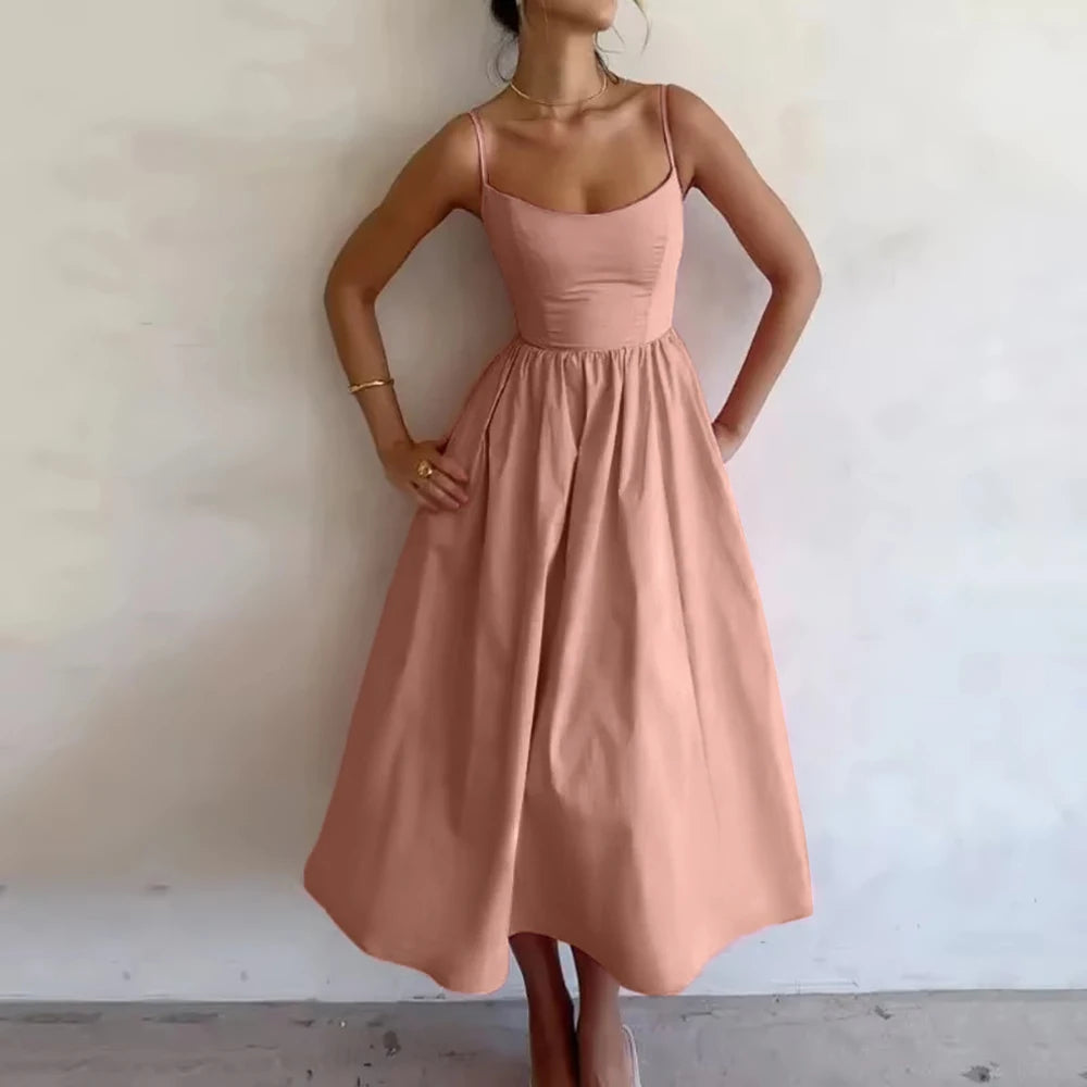 Spring/Summer Off-Shoulder Milkmaid Party Dress